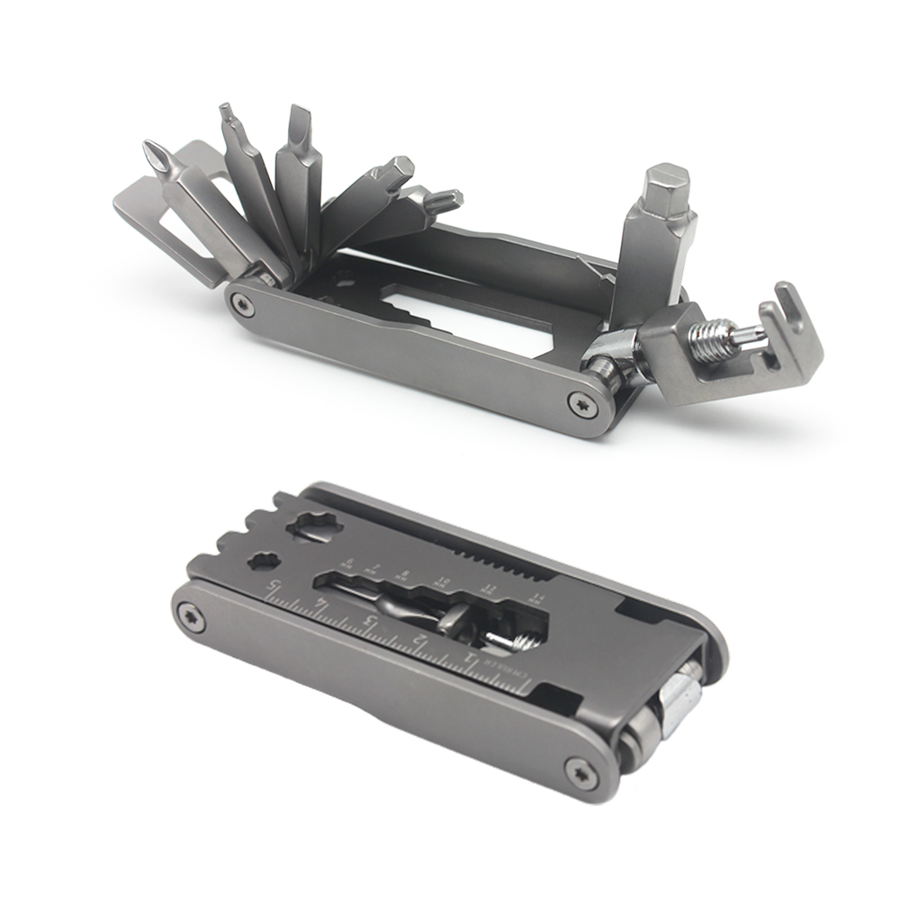 new professional bicycle tool mini repair pocket folding tool bicycle portable steel multifunction bicycle tool