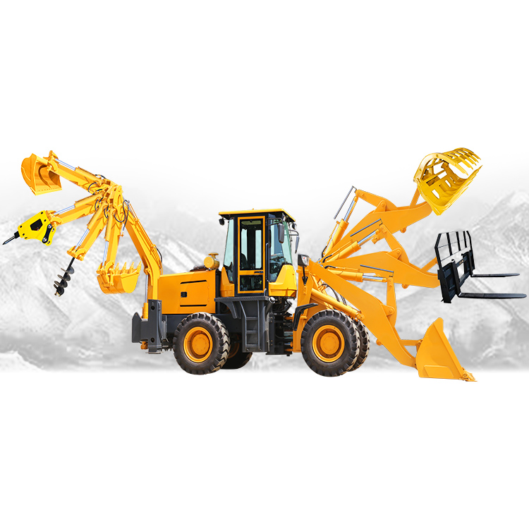 CE Новый буксируемый 4WD колесный трактор Горячая продажа WZ30-25 экскаватор-погрузчик экскаватор