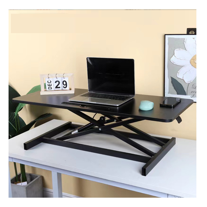 Height Adjustable gas spring computer lifting stand up standing desk laptop height adjustable table pneumatic on desktop