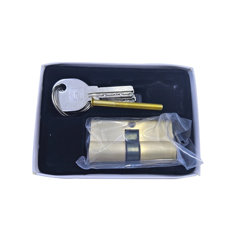 Factory Direct Sales High Quality 60mm Double Open Brass Cylinder Lock With Computer Key
