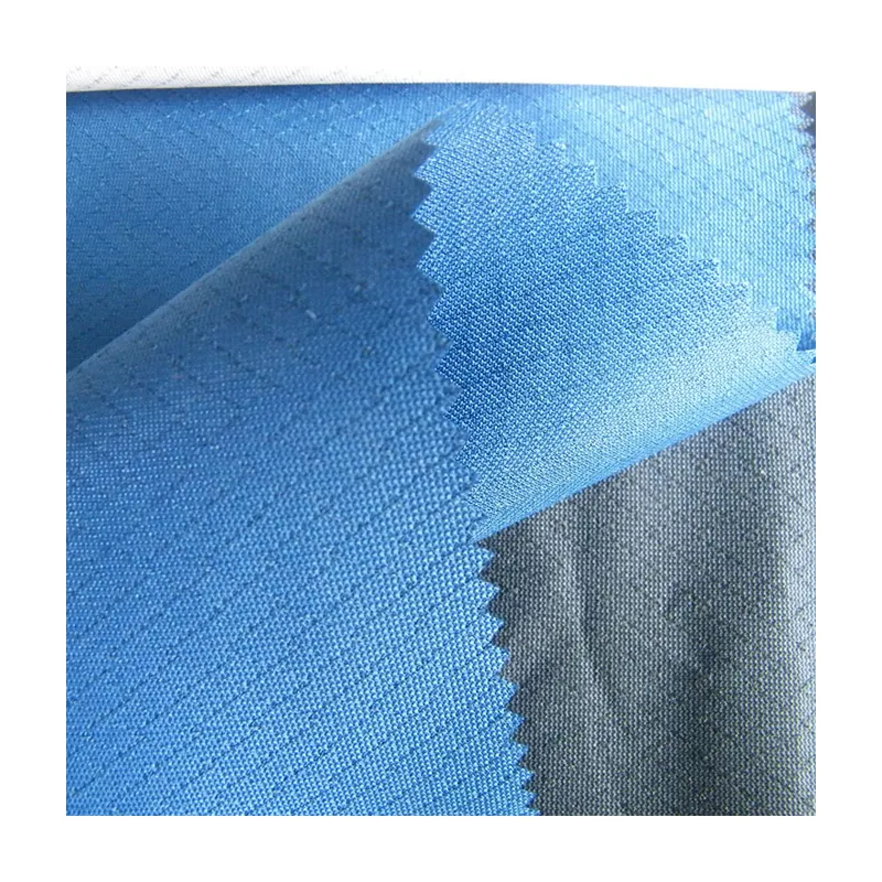 New Type Top Sale 89% Polyester 11% Carbon Fiber Practical Professional Antistatic Fabric Plaid