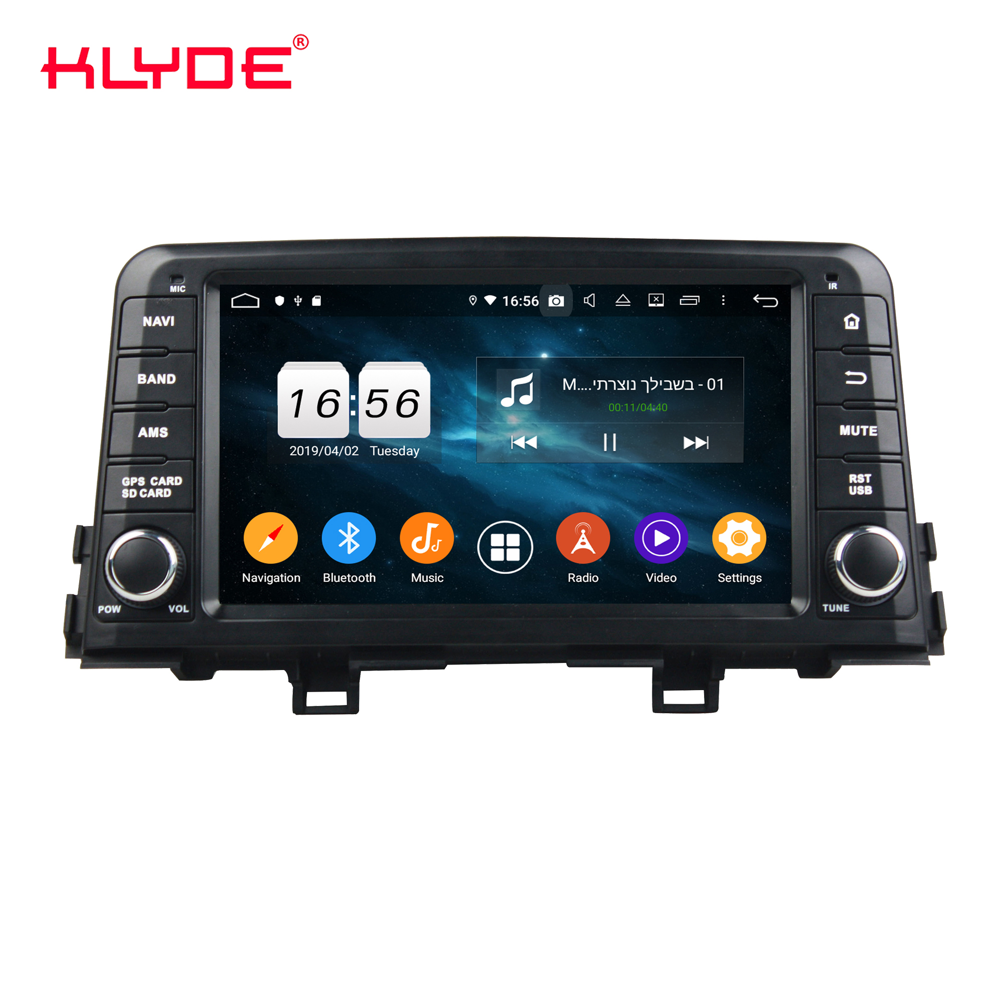 KD-8244 горячая Распродажа Android 10 4 + 64 ГБ 1 Din Автомобильный мультимедийный радиоприемник стерео Авто Аудио автомобиль используется утром/Picanto 2016-2019