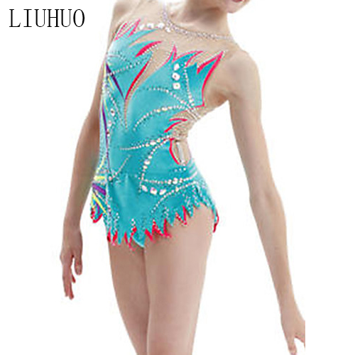 Гимнастические костюмы для девочек LIUHUO leotard для катания на коньках ritmica