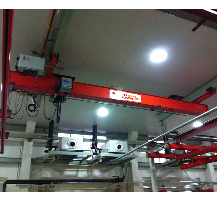 CE сертификат новый дизайн Konecrane качество беспроводной контроль мастерской подъемное оборудование подвешенный мостовой кран