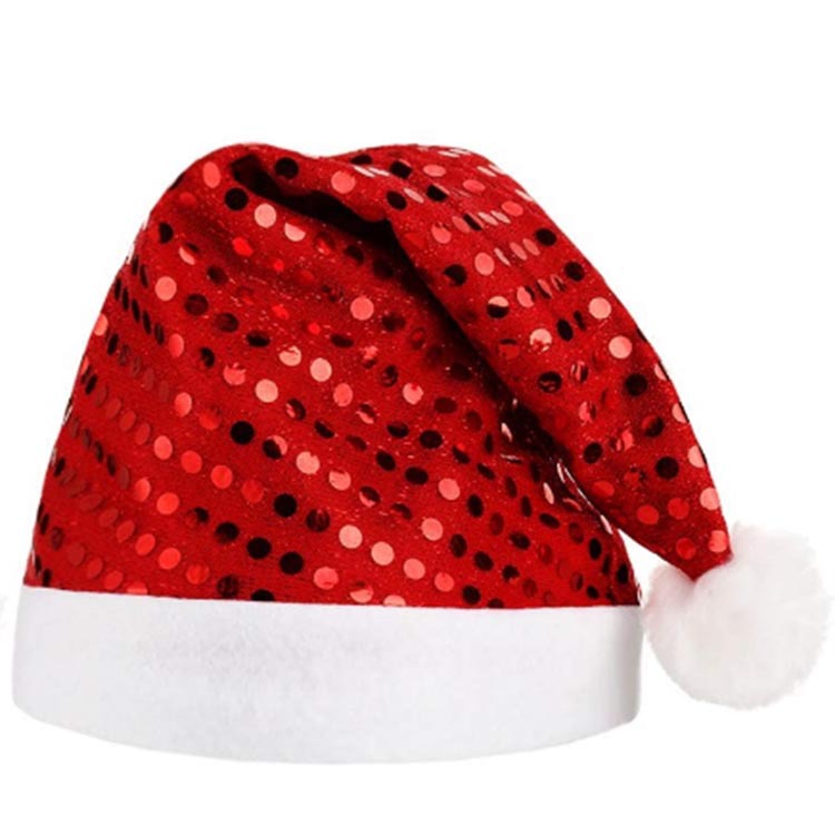 Christmas decorations gift Santa hat christmas party hat plush christmas hat
