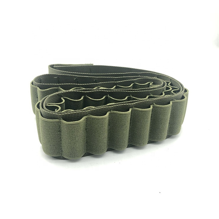 High Quality Nylon Adjustable Strap Plastic Buckle Buttstock Hunting Rifle Ammo Bag
