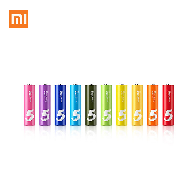 От зми для xiaomi 10 штук пакет коробки 1,5 V LR03 AA щелочная батарея um1 1,5 v батарея двойная сухая батарея для электроники