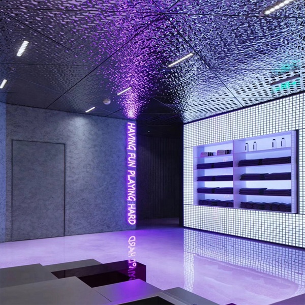 KTV 201 304 316stainless steel water ripple sheet stainless steel water wave color ceiling sheet for decoration