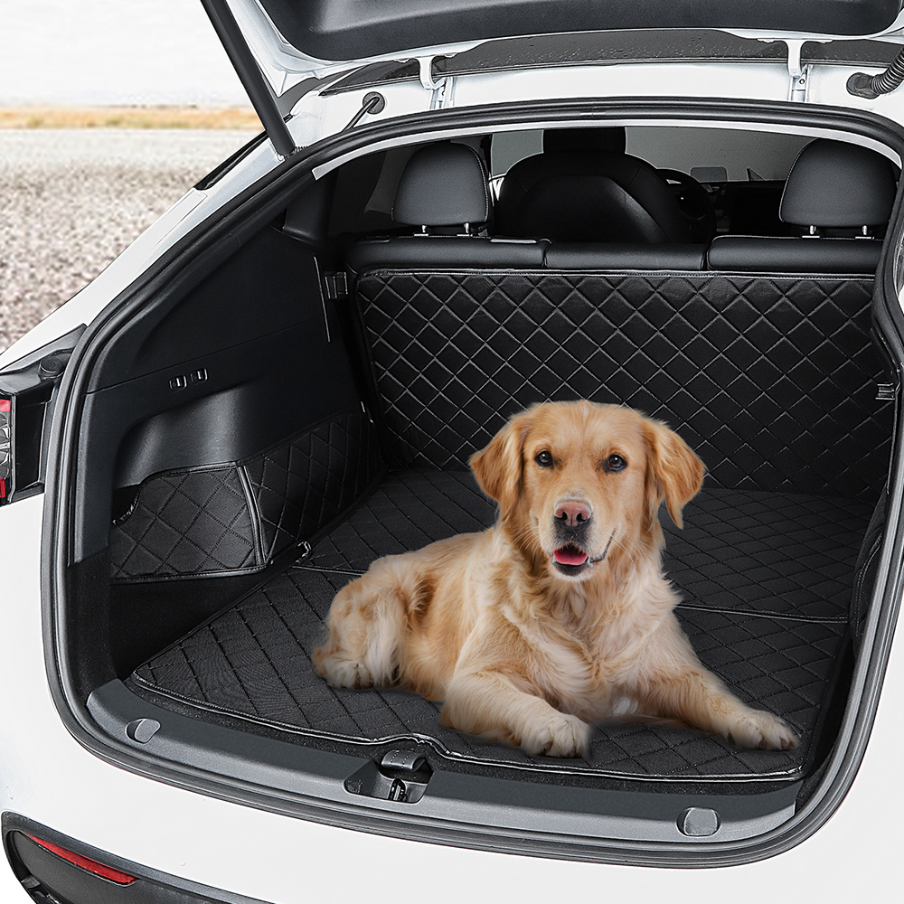 2021 Customized Waterproof Oxford Dog Car Back Seat Pet Mat For Model Y 2020 2021