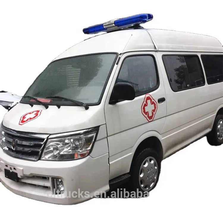 Bottom price china brand new ambulance vehicle stretcher ambulance JMC Foton Jinbei ambulance car price