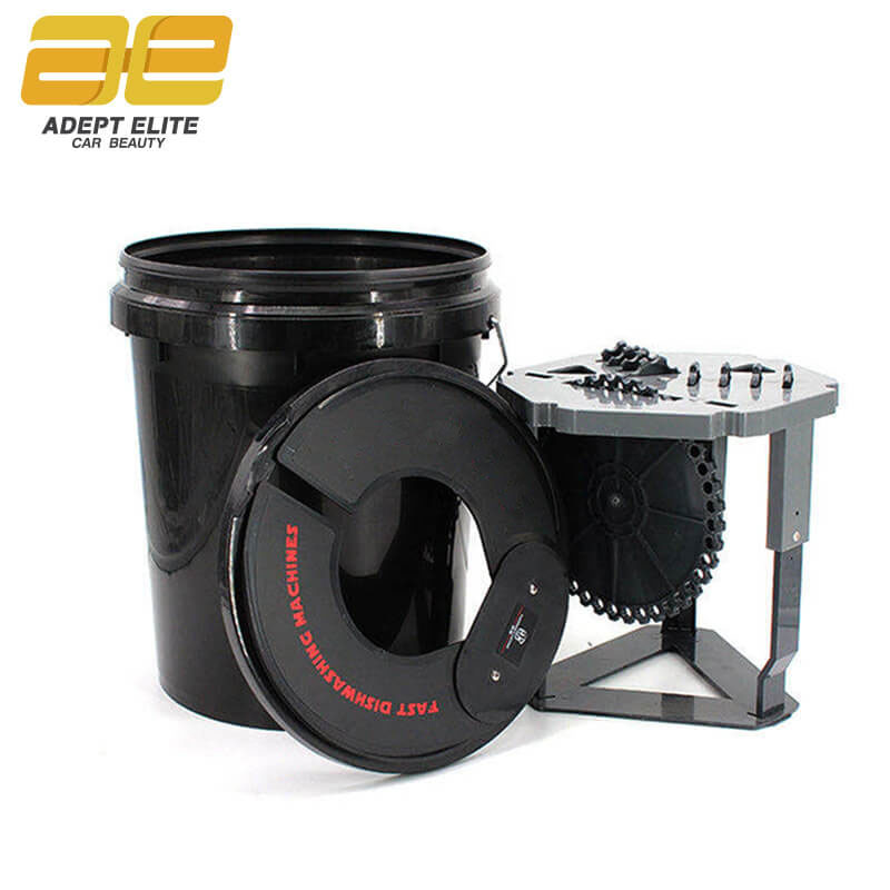 Auto Cleaning Bucket Car Polishing Pad washing Tool Wool&Foam Buffing Pad Washer Bucket for Car Care Shop