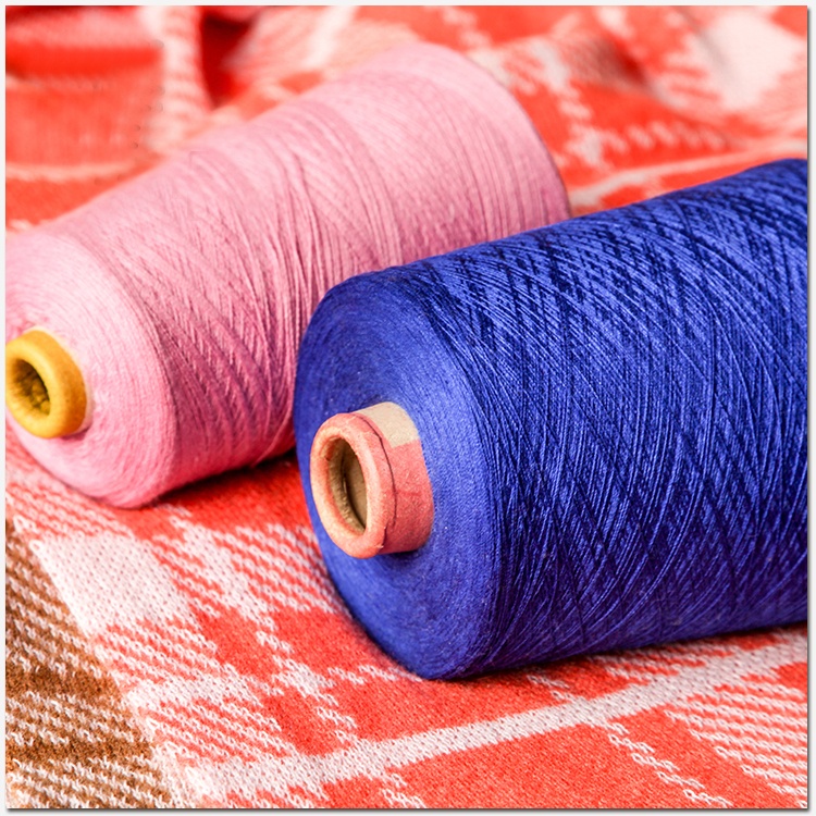 Top Dyed Cashmere Yarn Ring Spun shandong hengtai factory wholesale
