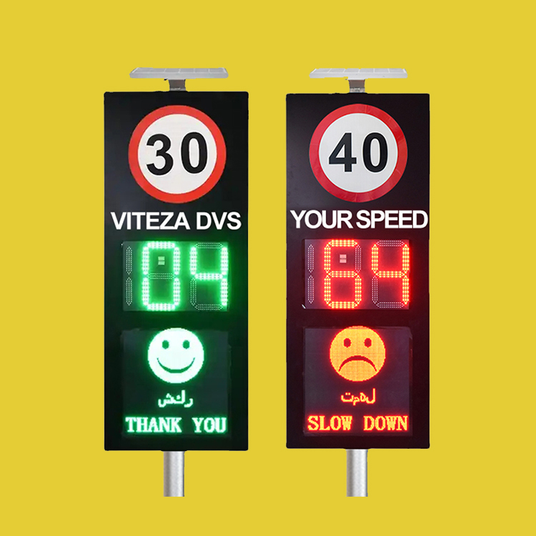 Factory Supply High Quality Radar Speed Limit Sign LED Digital Traffic Road Signs in the Philippines Japan Road Signs