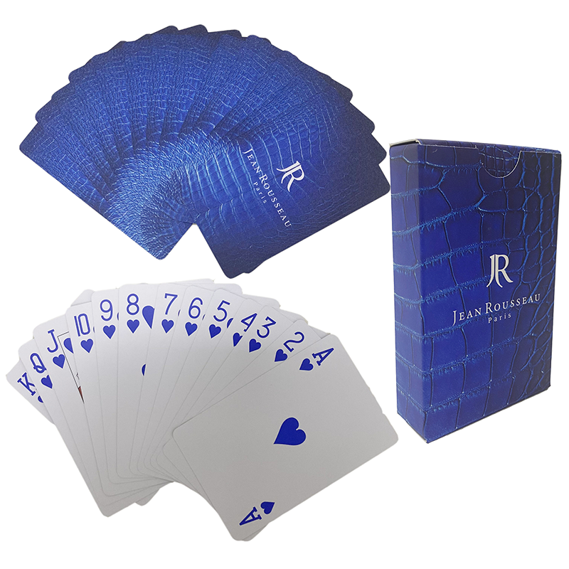 Free Samples PVC Plastic Poker Card Recyclable Eco-friendly 54 Paper Playing Cards in Stock