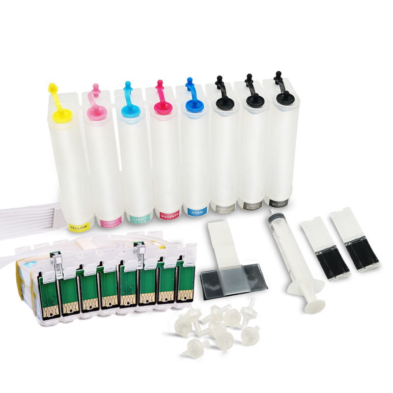 MWEI 9 Color/set T0870 - T0879 Ciss Continue Ink Supply System R1900 For Epson R1900 Printer