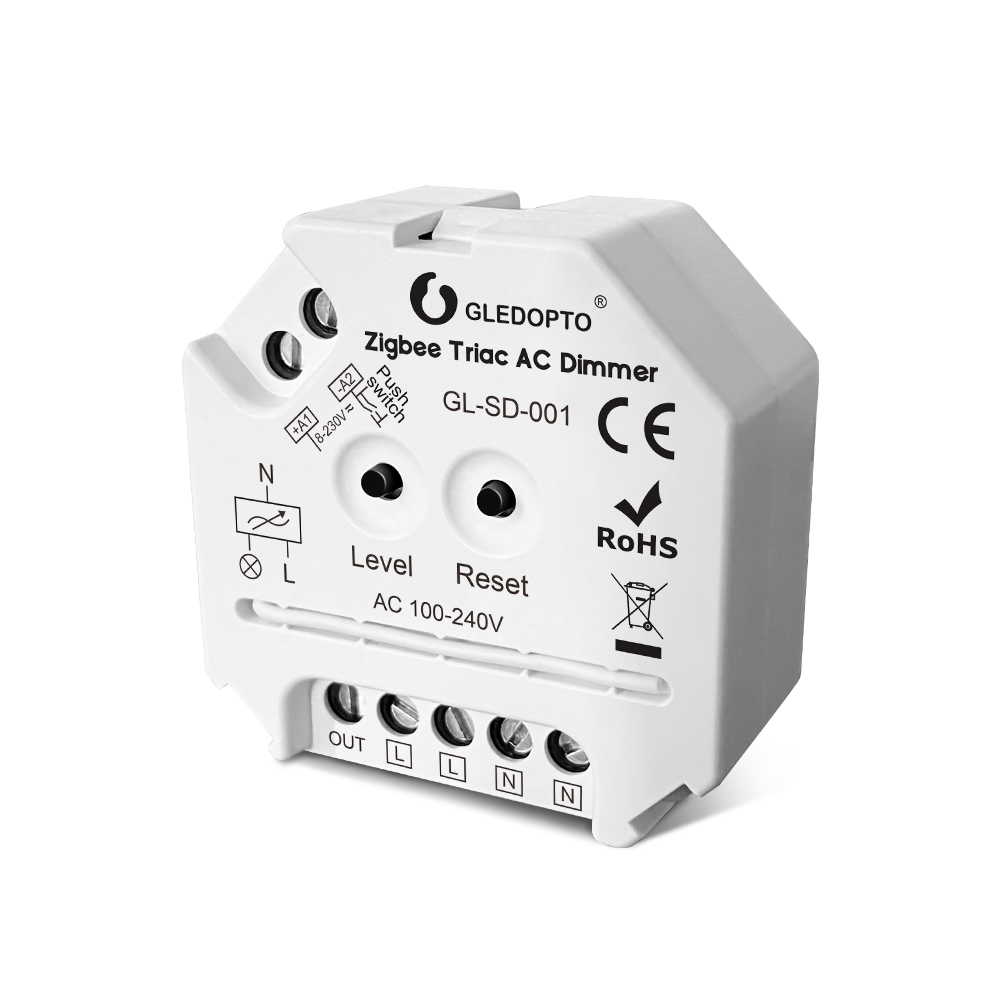 Умный светодиодный диммер ZigBee 220 в 240 В переменного тока, совместимый с приложением и пультами дистанционного управления
