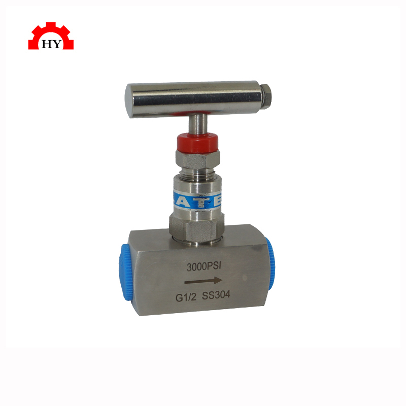 Stainless steel 316 NPT internal thread gas flow control needle valve