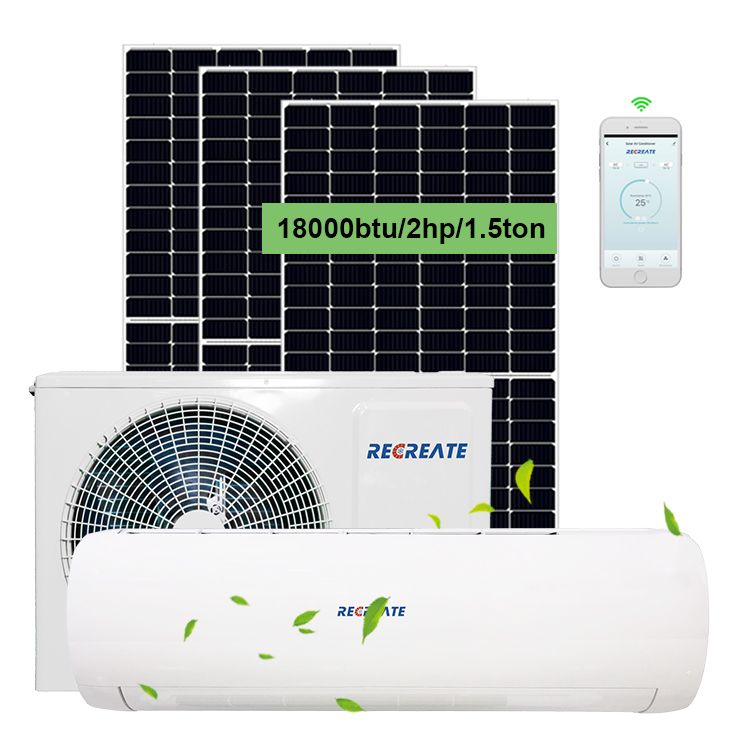 Сплит кондиционер солнечный Dc Мини Сплит кондиционер 18000btu Aire Acondicionado солнечная система переменного тока
