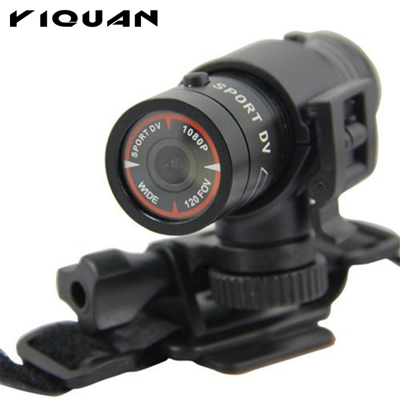 F9 Full Hd 1080p Waterproof Bike Motorcycle Helmet Outdoor Sports Action Camera Video Dv Mini Camcorder