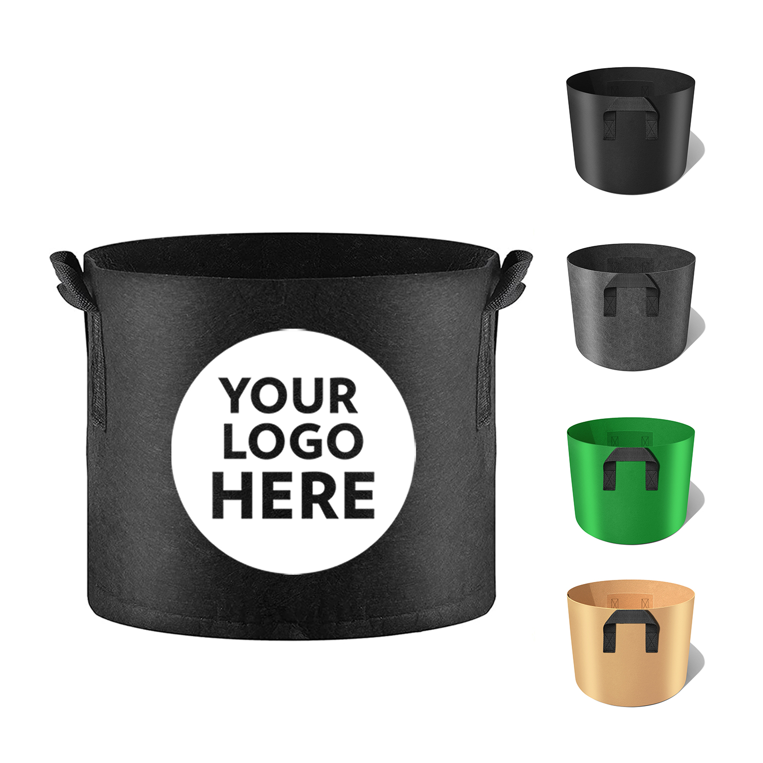 Garden Non-Woven Seeding Growbags Seedling Nursery Planter Bag Fabric Pots Felt Tree Potato Mushroom Plant Grow Bags