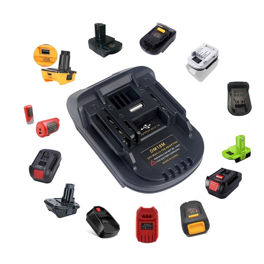 100models interchangeable Li-ion battery converter adapter convert to for BOSCH/Makita/DEW/Milwauke 18V-20V Cordless drill tool