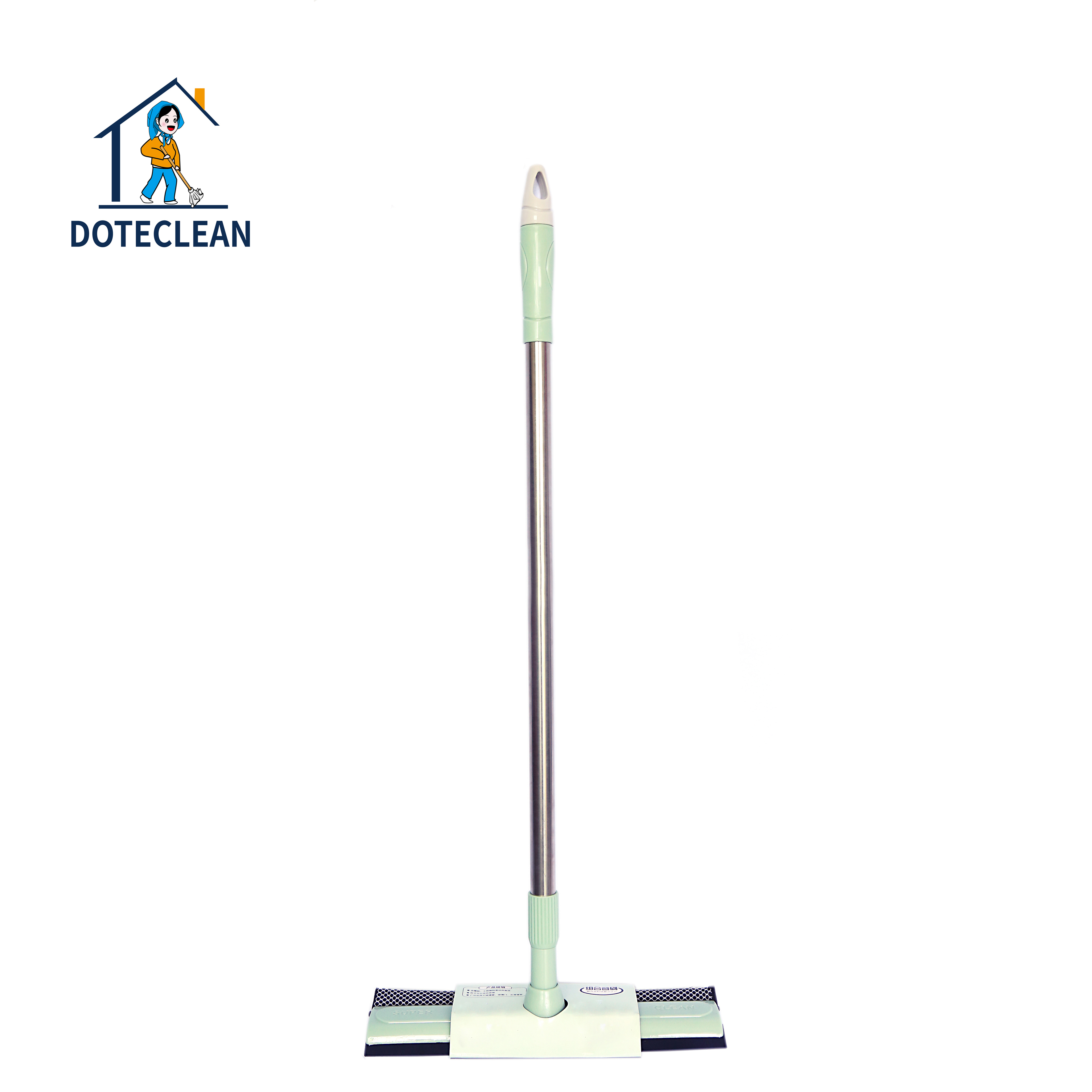 Telescopic Mesh Sponge magic Window Wiper cleaner With Rubber Blade Squeegee 3 Sizes For Choose - S 20cm