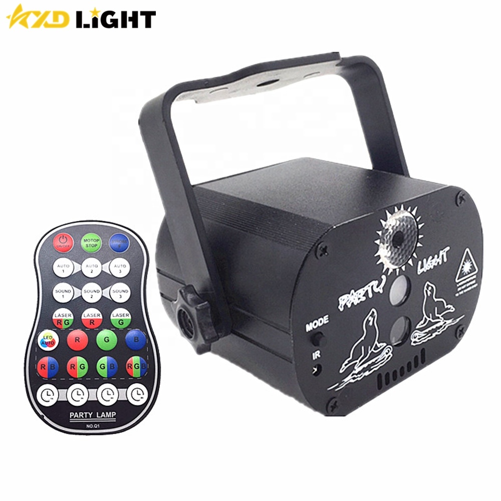 free shipping USB Remote Control Red Green Blue Mini Laser Projector DJ Party Beam Lazer Light for Home Disco Wedding Dance