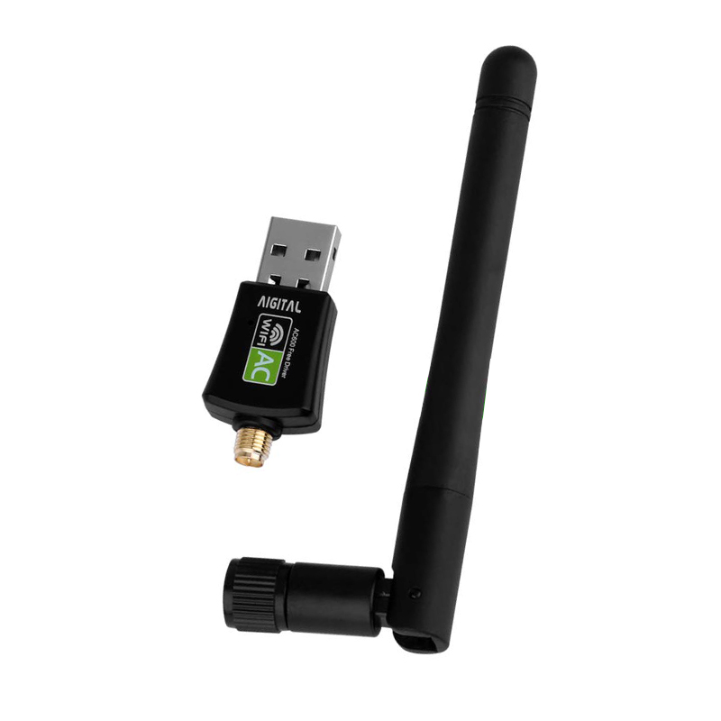 Беспроводной USB Wi-Fi адаптер с антенной, 600 Мбит/с