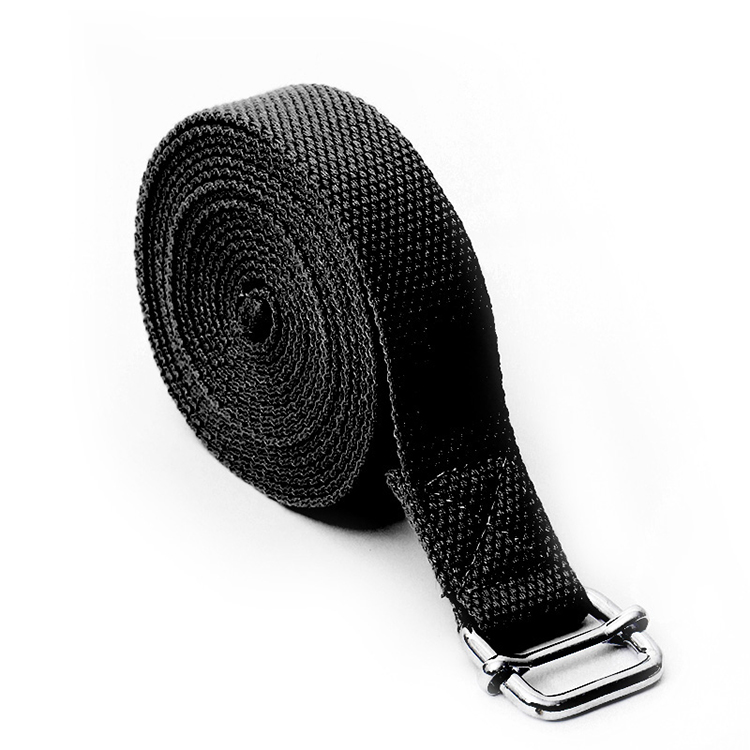 Hot sale wholesale cotton elastic yoga mat carrying strap with logo