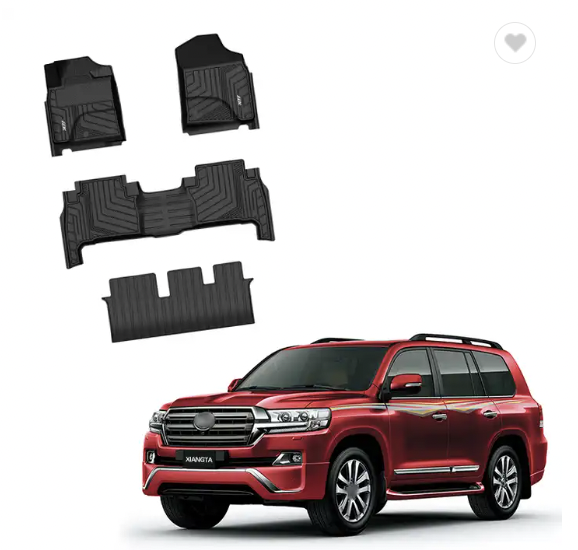 Автомобильные коврики Tpe Передние Задние автомобильные коврики для Toyota LAND CRUISER (семь мест) 2010 + Высококачественный TPE материал автомобильный напольный коврик