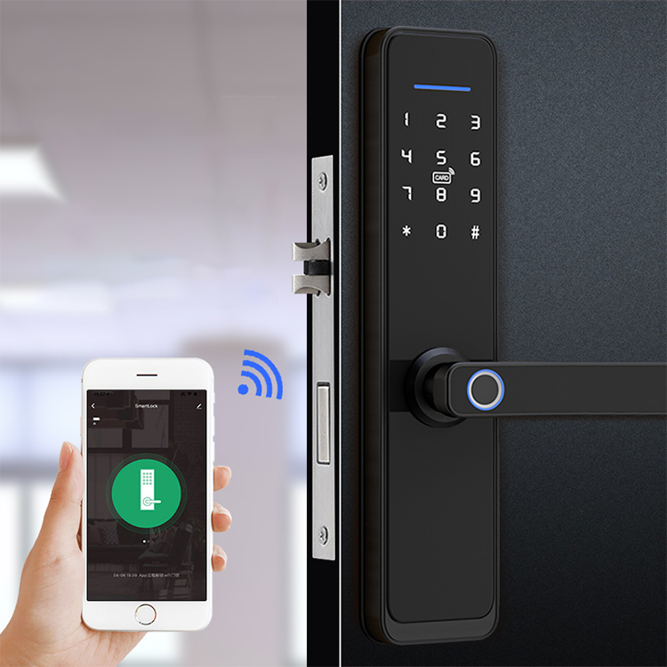 Беспроводной bluetooth-замок для умного дома с дистанционным управлением по отпечатку пальца, с поддержкой приложения alexa zigbee, блокировка шлюза