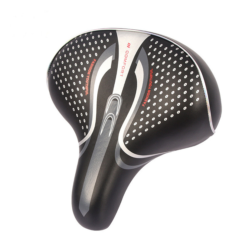Large bicycle saddle High quality leather bicycle saddle cover outdoor bicycle big saddle