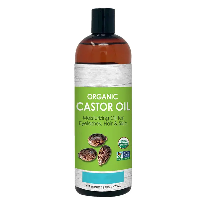 Private Label 100% Pure Natural Jamaican Black Castor Oil For Eyelash Hair