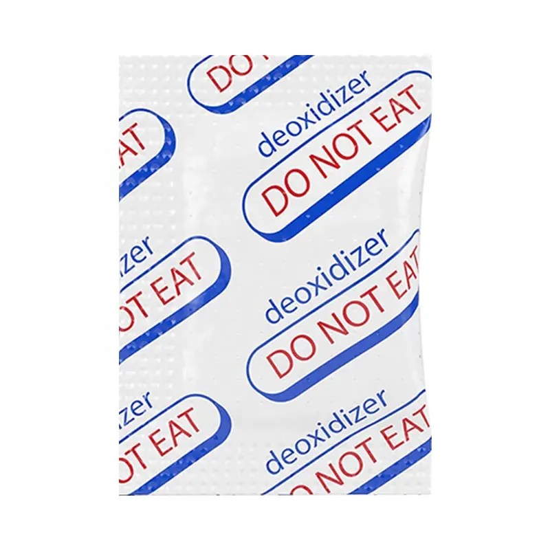 Non-toxic can not eat food packaging bag iron powder deoxidizer free DMF O2 absorbent 50cc oxygen absorber