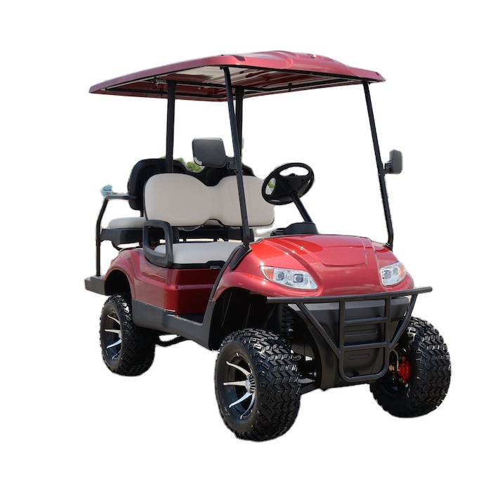 Multifunctional aluminum frame independent suspension electric lifted golf cart with professional meter A617.2+2G