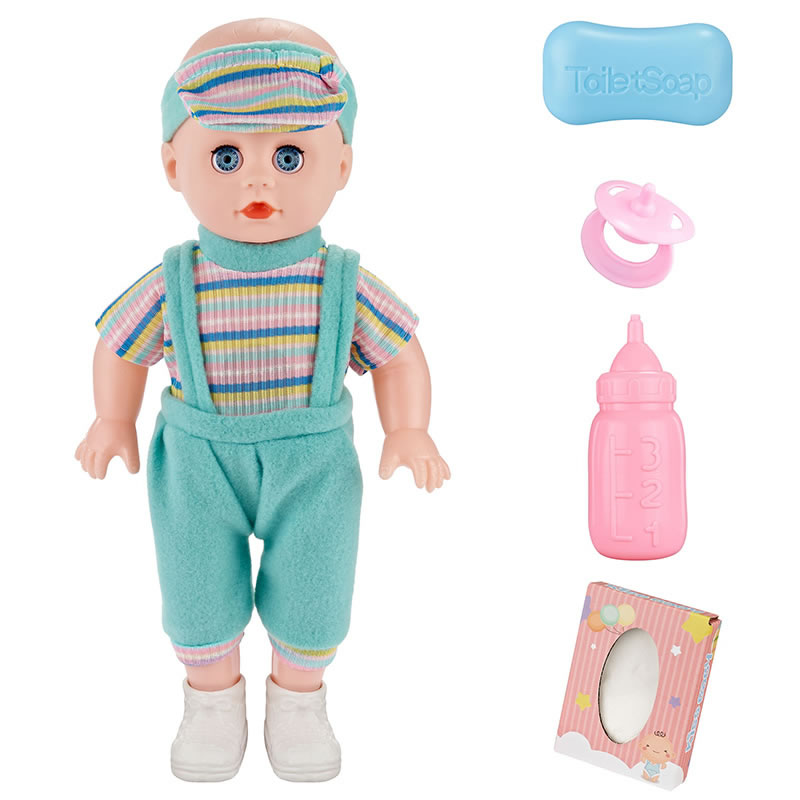 Wholesale 35cm New Design Boy and Girl Reborn Vinyl Dolls Soft Plastic Inflatable Cartoony Toy for Kids and Babies