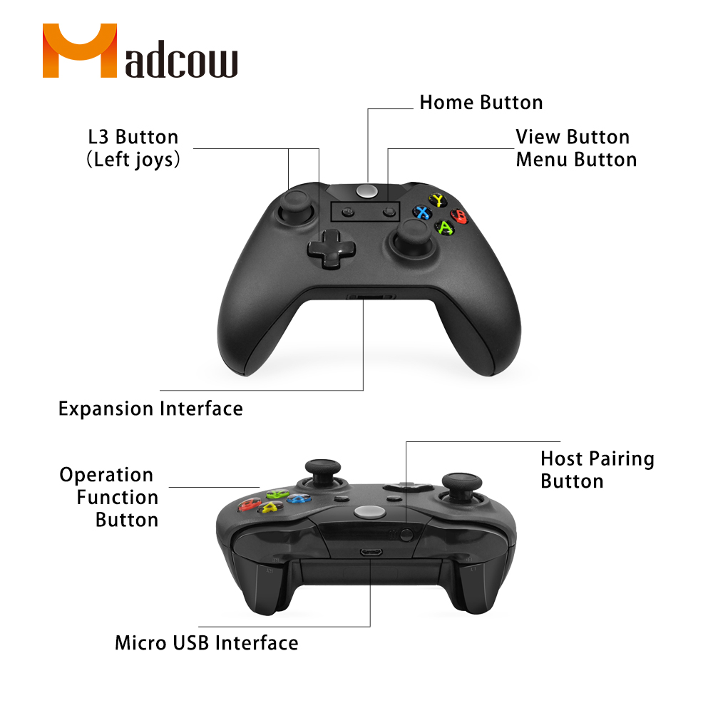 Новый дизайн игрового контроллера Madcow, беспроводной игровой джойстик Xbox One S X, контроллер для Xbox