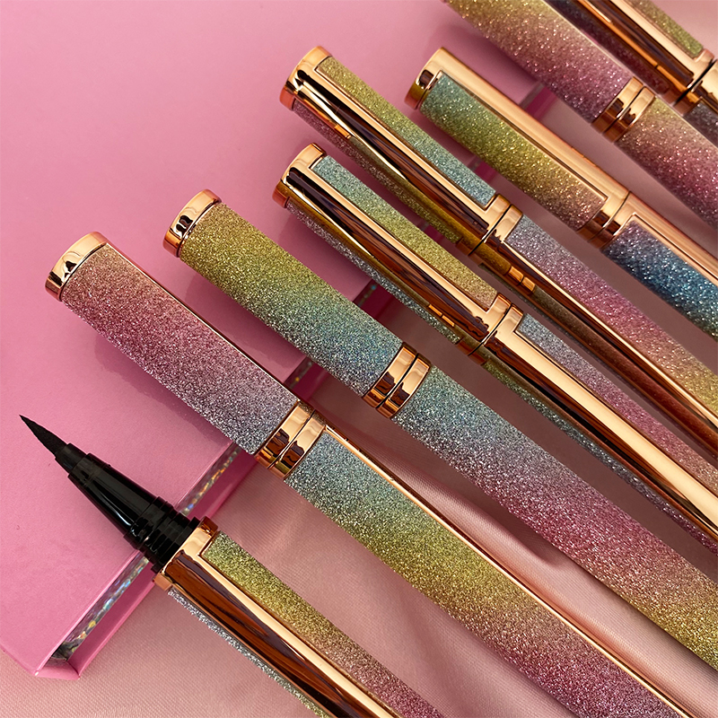 Wholesale Eyelashes eyeliner pencil custom logo adhesive lash glue pen and brown mini liquid waterproof lash eyeliner glue pen