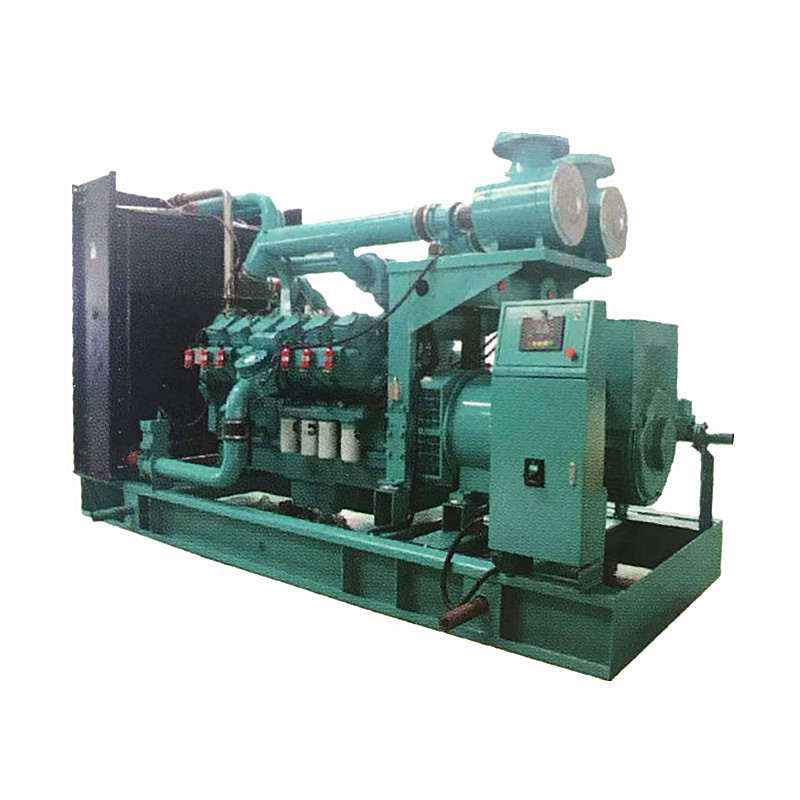 500kw Turbine Natural gas/Biogas/LPG DC electric start Generator Set K38N CNG LNG silent canopy generator set