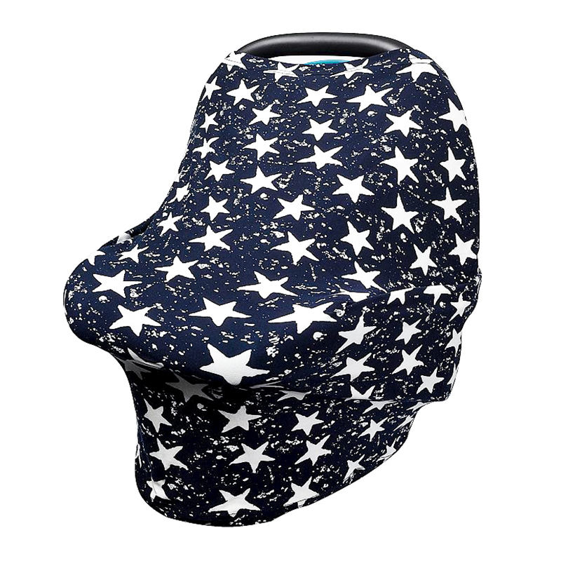 Wholesale Protect privacy Multi Use Stripe Baby Car Seat Breastfeeding Cover Nursing Scarf Baby Wrap Carrier Baby Seat Cover
