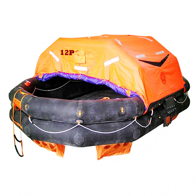 12 person self inflating Reversible Waterproof liferafts Marine Emergency Life Rafts