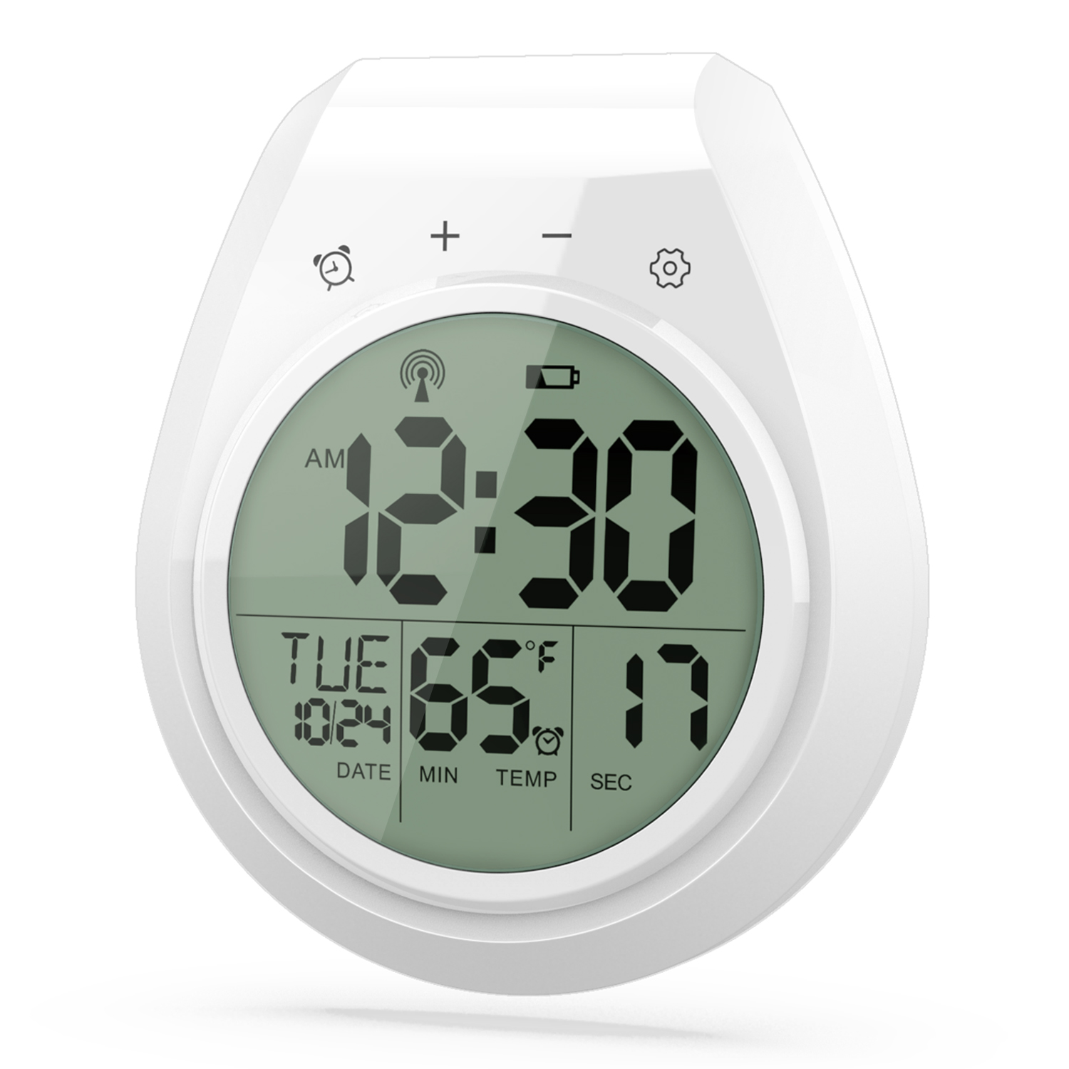 wall Waterproof suction cup bathroom clock timer temperature digital &analog-digital clocks small alarm clock kitchen