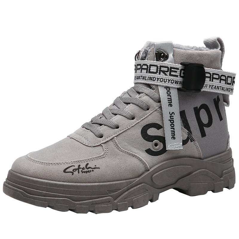 Breathable High-top Custom Outdoor marten boot for men Male PVC Casual Men Winter Boots Shoes