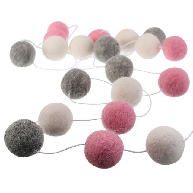 Reusable 7cm Organic Wool Dryer Balls Natural Fabric Softener for Dryer Washing Machine Organic Laundry Balls Discs Made of Felt