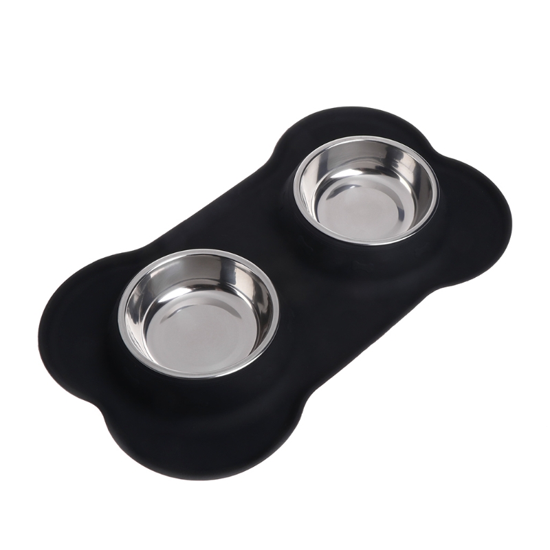 Non Slip Cat Dog Pet Water Bowl Premium custom printed Pet Feeder Mat Bowl Custom Logo Wholesale Luxury French Animals