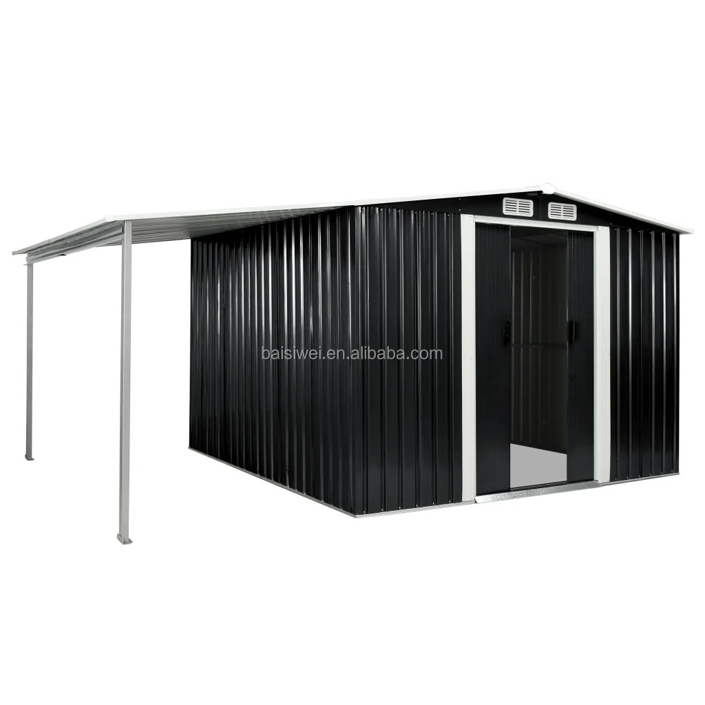 chinese Garden Shed with Sliding Doors& storage shed