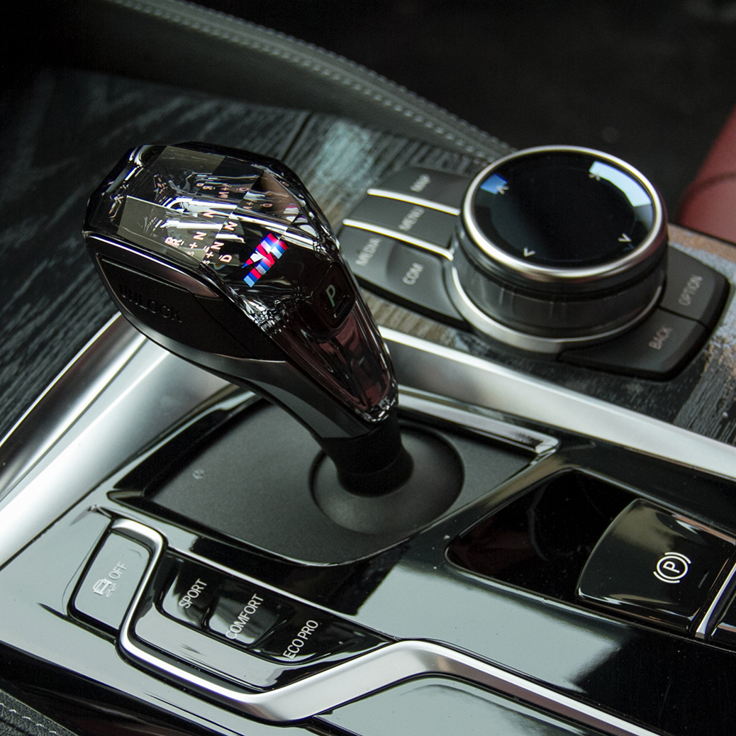 Аксессуары для интерьера, прозрачная ручка переключения передач для BMW серий 3,4,5,X.