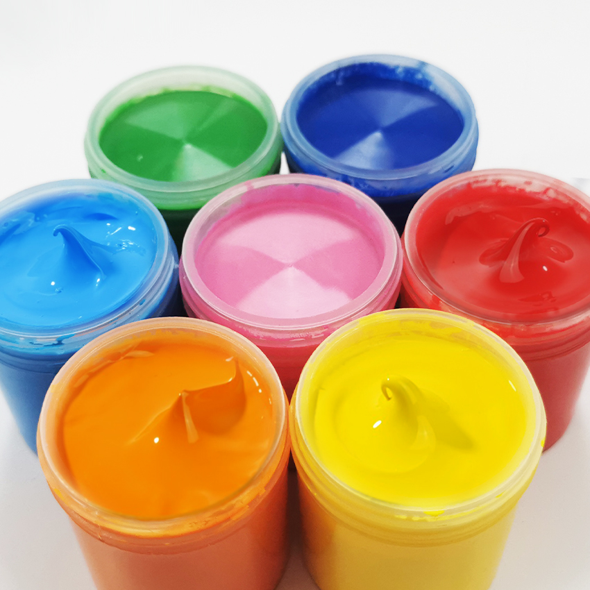 Brilliant Colours Double Lid To Prevent Drying Poster Color Paint Set