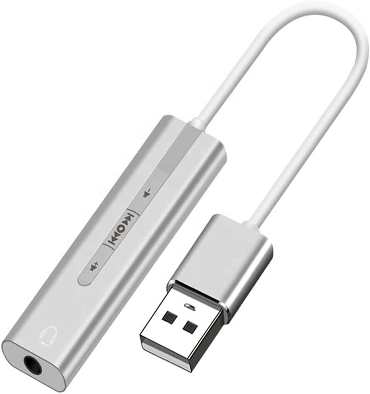 Внешняя звуковая карта USB на 3,5 мм 7,1 каналов аудио наушники микрофон адаптер 2 в 1 с контрастом