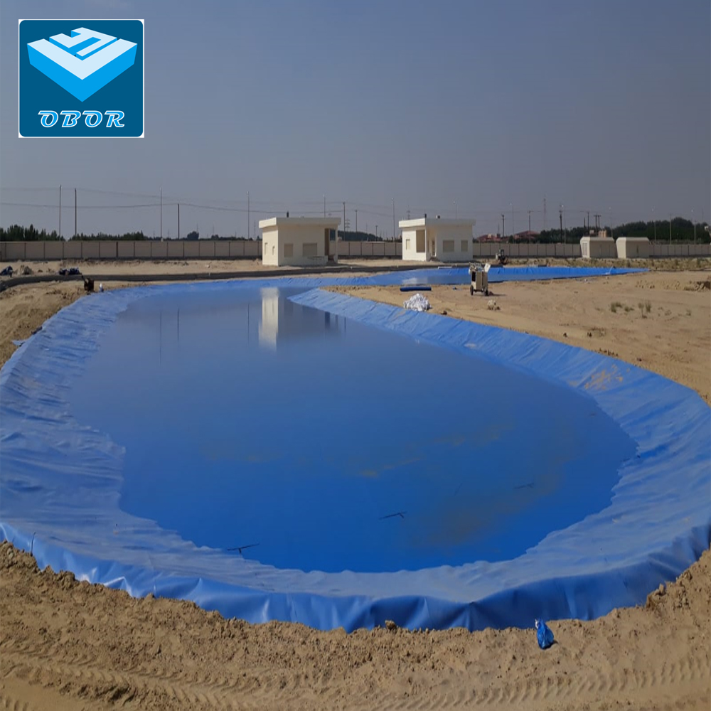 Синий Пруд Лайнер 1 мм геомембрана hdpe geosynthetic Глины Лайнер заводская цена